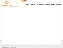 Tablet Screenshot of hervy.com.br